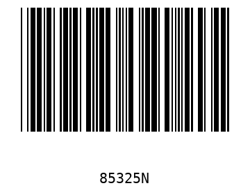 Barra Código, Code 39 85325