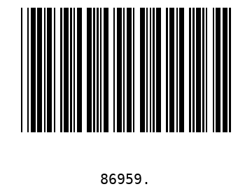 Barra Código, Code 39 86959