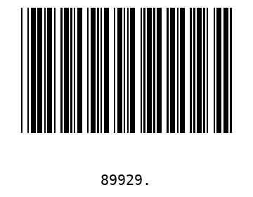 Barra Código, Code 39 89929