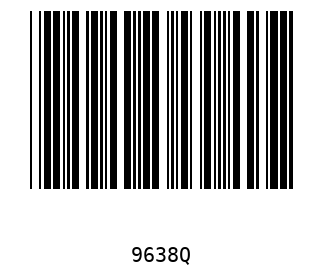 Barra Código, Code 39 9638