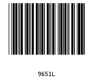 Barra Código, Code 39 9651