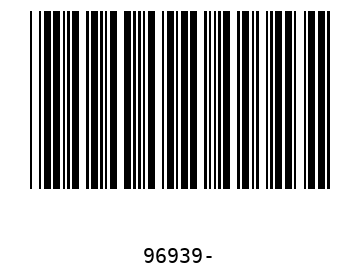 Barra Código, Code 39 96939