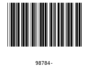 Barra Código, Code 39 98784