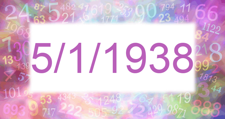 Numerología de la fecha 5/1/1938