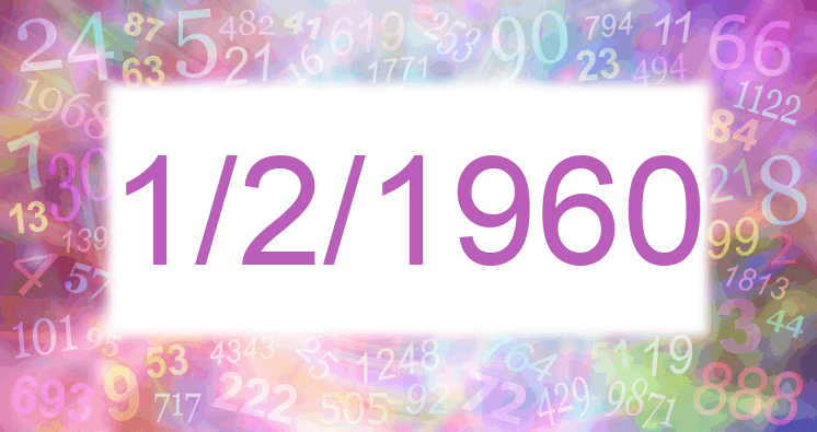 Numerología de la fecha 1/2/1960