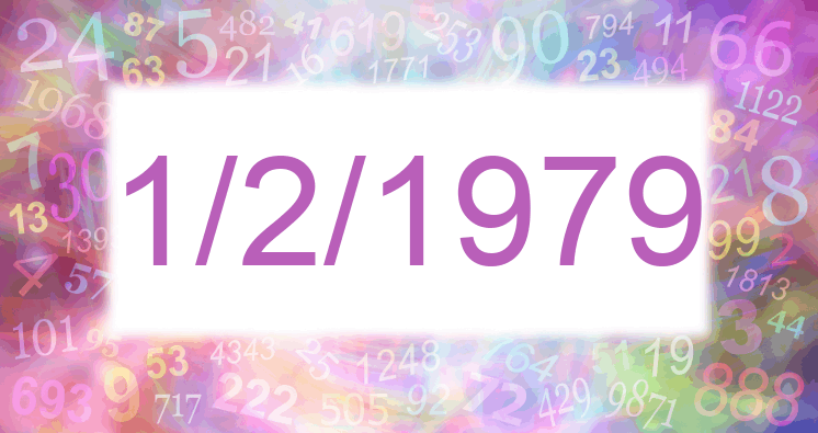 Numerología de la fecha 1/2/1979