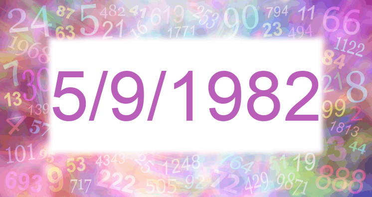 Numerología de la fecha 5/9/1982