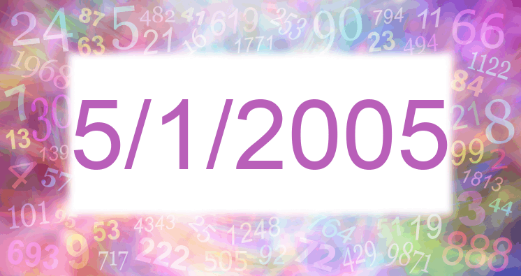 Numerología de la fecha 5/1/2005