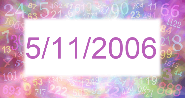 Numerología de la fecha 5/11/2006
