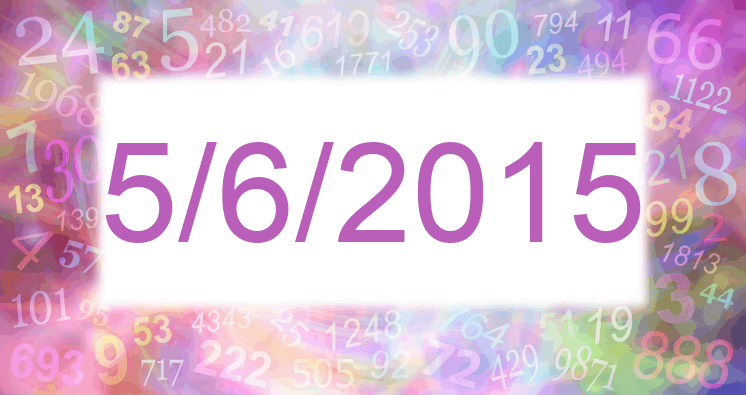 Numerología de la fecha 5/6/2015