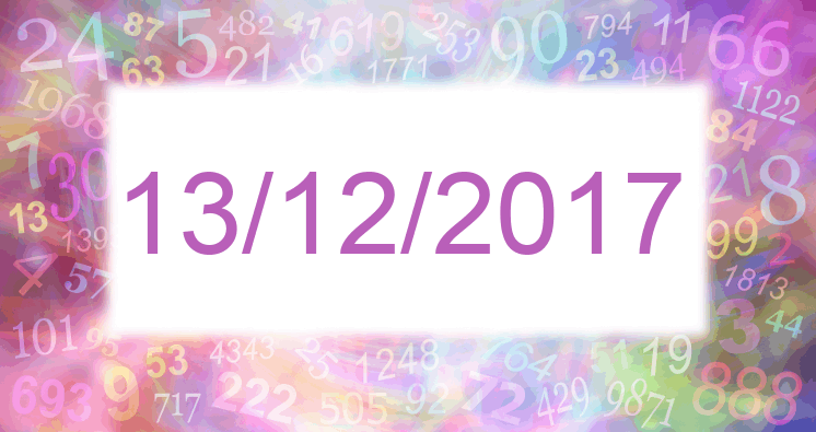 Numerología de la fecha 13/12/2017