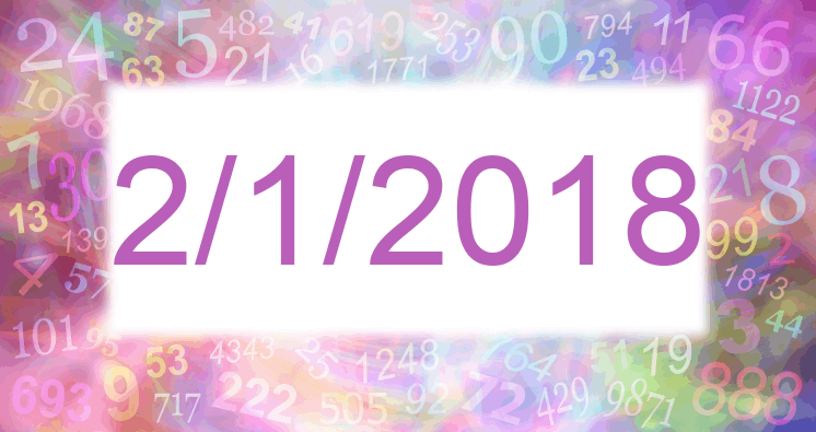 Numerología de la fecha 2/1/2018