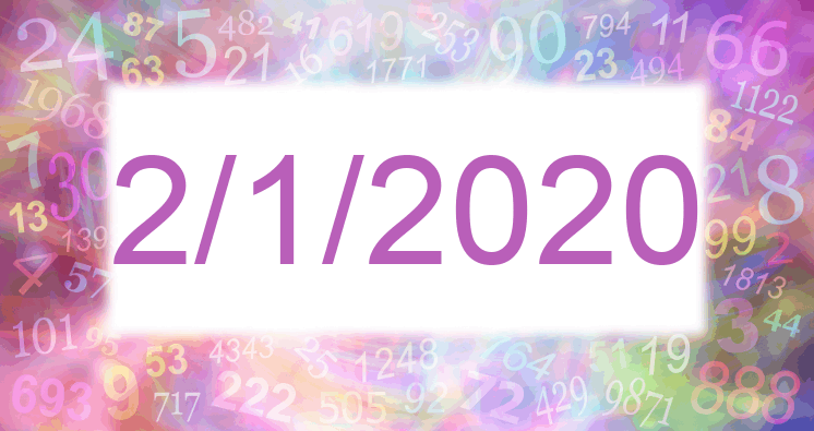 Numerología de la fecha 2/1/2020