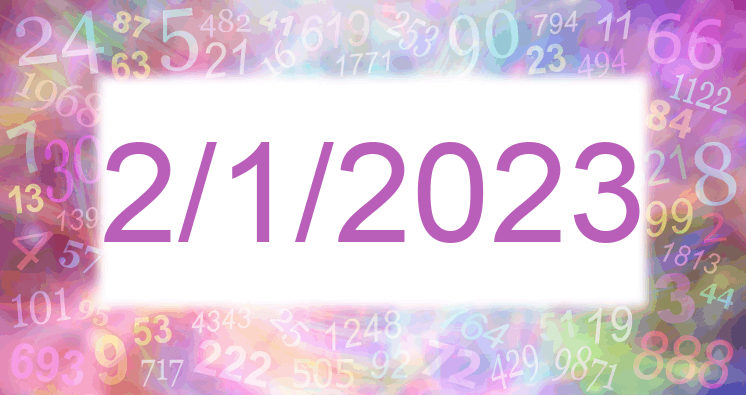 Numerología de la fecha 2/1/2023