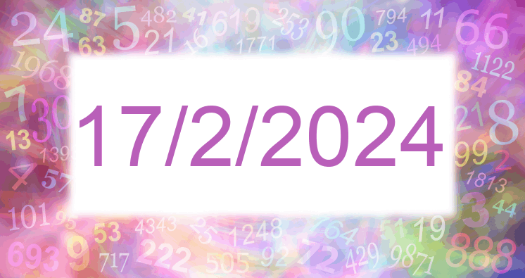 Numerología de la fecha 17/2/2024