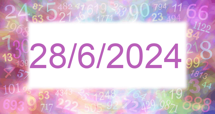 Numerología de la fecha 28/6/2024