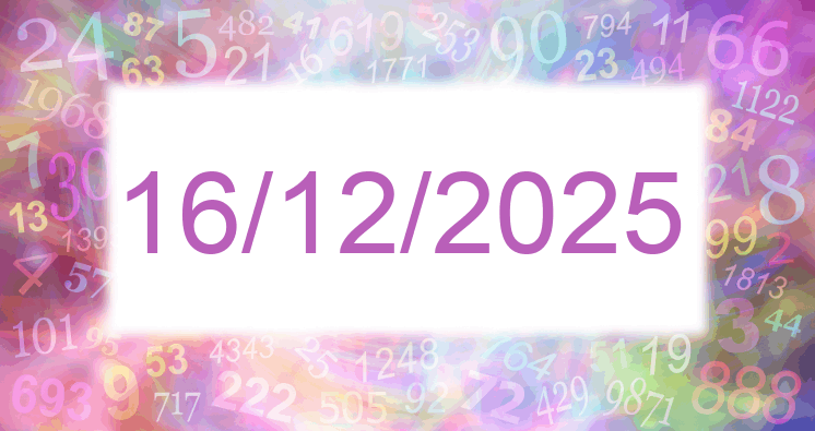 Numerología de la fecha 16/12/2025