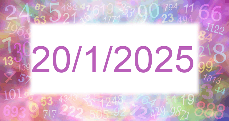 Numerología de la fecha 20/1/2025