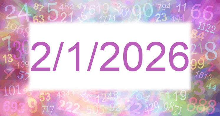 Numerología de la fecha 2/1/2026