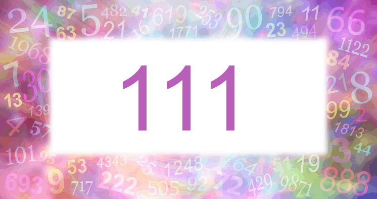 Sueño con el número 111