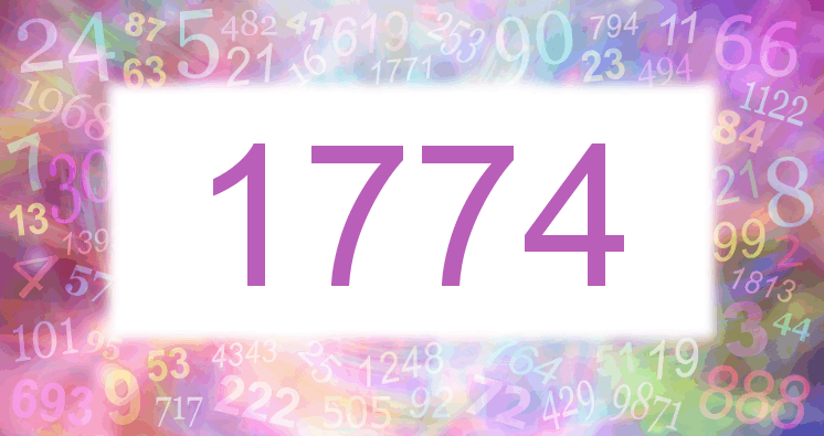 Sueño con el número 1774