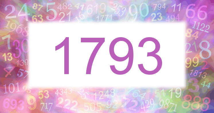 Sueño con el número 1793