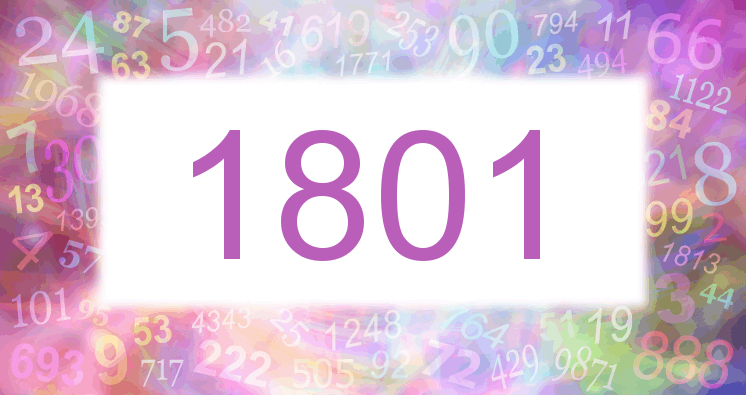 Sueño con el número 1801