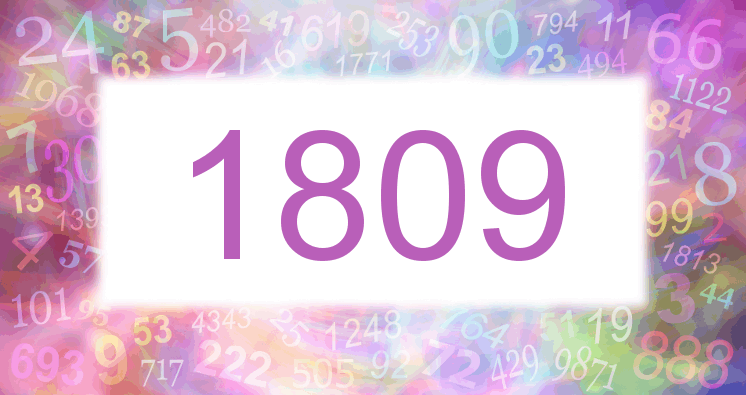 Sueño con el número 1809
