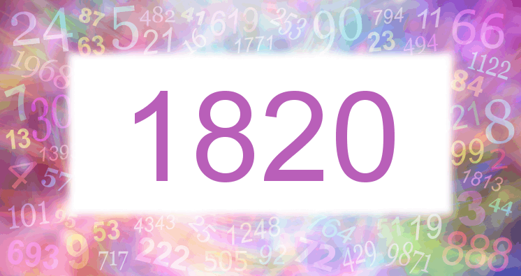 Sueño con el número 1820