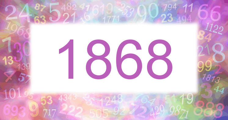 Sueño con el número 1868