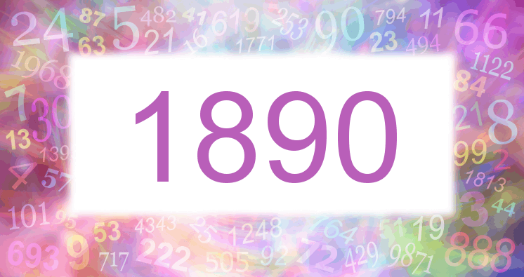 Sueño con el número 1890