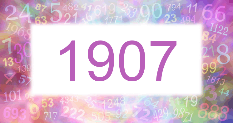 Sueño con el número 1907