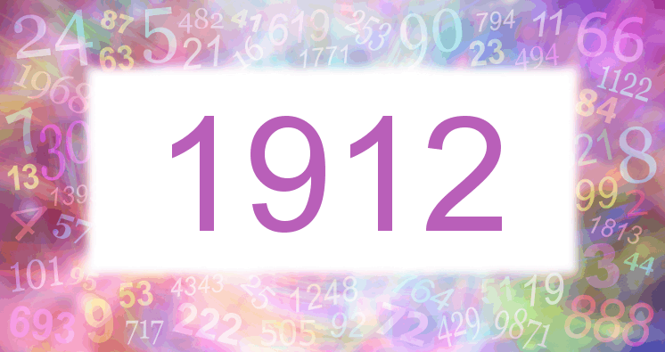 Sueño con el número 1912