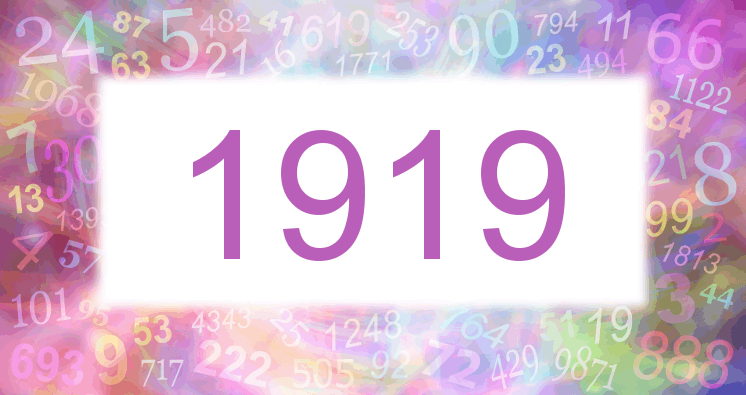 Sueño con el número 1919