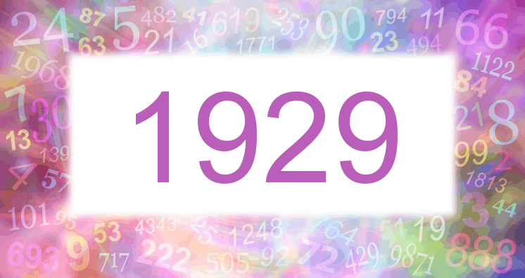 Sueño con el número 1929