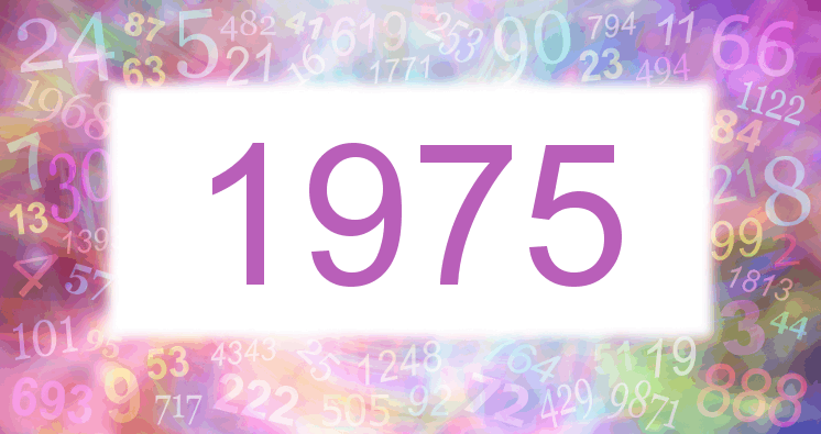 Sueño con el número 1975