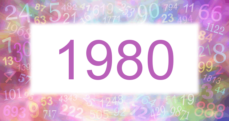 Sueño con el número 1980