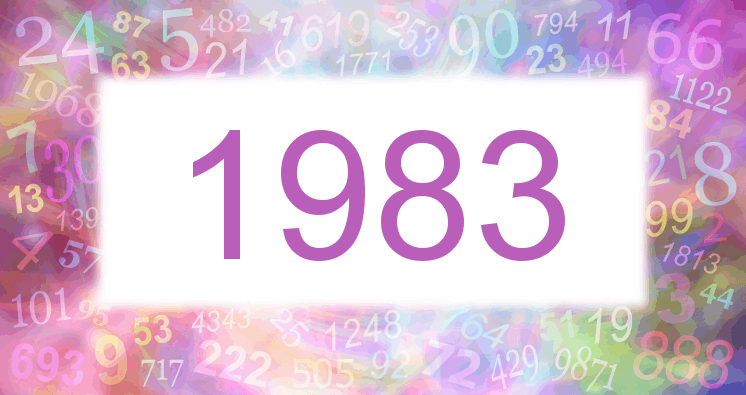 Sueño con el número 1983