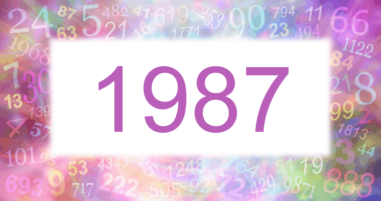 Sueño con el número 1987