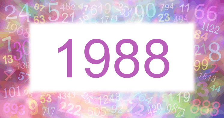 Sueño con el número 1988