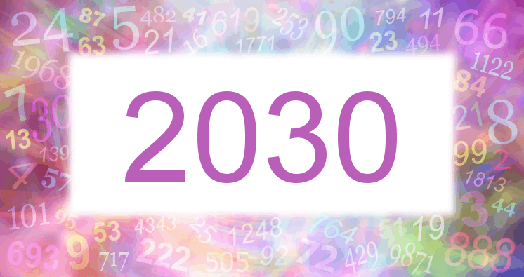 Sueño con el número 2030