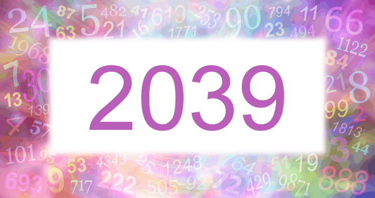 Sueño con el número 2039