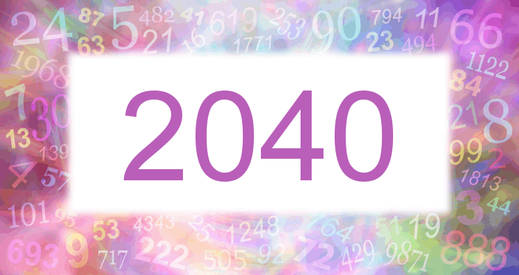 Sueño con el número 2040