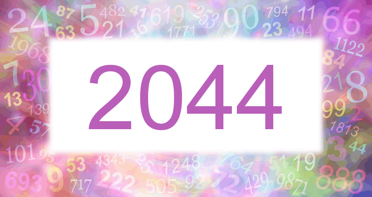 Sueño con el número 2044