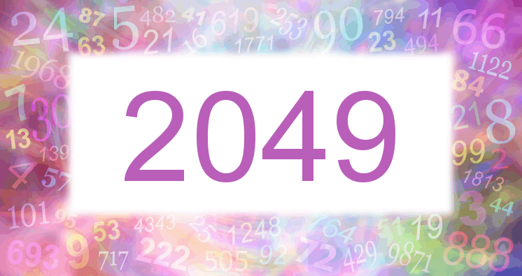 Sueño con el número 2049