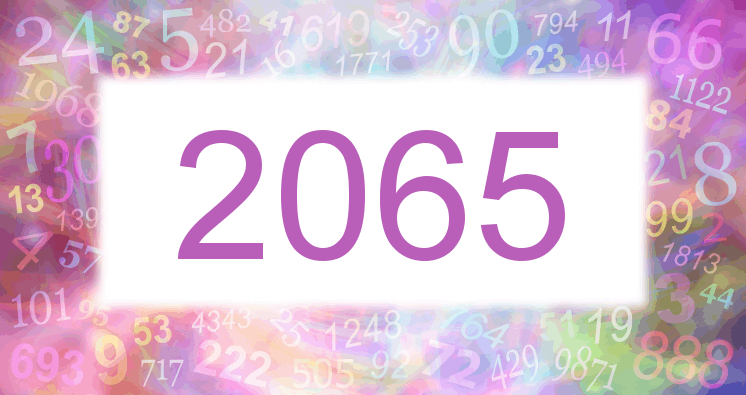 Sueño con el número 2065
