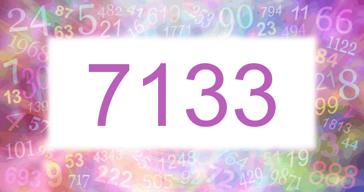 Sueño con el número 7133