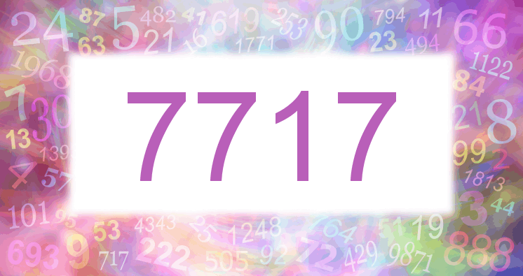 Sueño con el número 7717