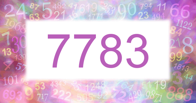 Sueño con el número 7783